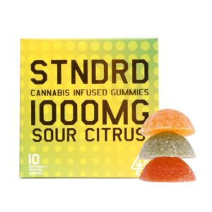 STNDRD Sour Citrus Fruit Gummies (1000mg)